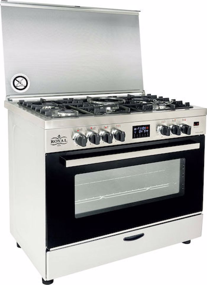Din Gas 9905 SF Kouzina ugaeriou 115lt me Esties ugaeriou P90ek. Inox
